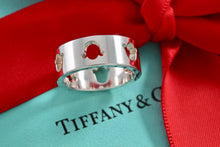 Load image into Gallery viewer, Tiffany &amp; Co. Nature Silver Flower Tulip Cutout Band Ring Sz. 5.5
