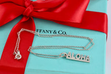 Load image into Gallery viewer, Tiffany &amp; Co. Silver &quot;ALOHA&quot; Pendant Necklace
