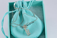 Load image into Gallery viewer, Tiffany &amp; Co. Silver &quot;ALOHA&quot; Pendant Necklace
