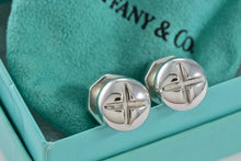 Load image into Gallery viewer, Tiffany &amp; Co. Mens Silver Nut and Bolt Cufflinks
