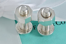 Load image into Gallery viewer, Tiffany &amp; Co. Mens Silver Nut and Bolt Cufflinks
