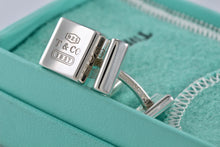 Load image into Gallery viewer, Tiffany &amp; Co. Mens 1837 Silver Concave Square Cufflinks
