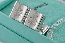 Load image into Gallery viewer, Tiffany &amp; Co. Mens 1837 Silver Concave Square Cufflinks

