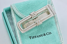 Load image into Gallery viewer, Tiffany &amp; Co. Signature &quot;X&quot; Silver Bar Money Clip Holder 1992
