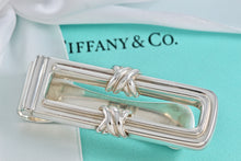 Load image into Gallery viewer, Tiffany &amp; Co. Signature &quot;X&quot; Silver Bar Money Clip Holder 1992

