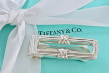 Load image into Gallery viewer, Tiffany &amp; Co. Signature &quot;X&quot; Silver Bar Money Clip Holder 1992
