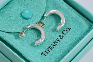 Tiffany & Co. Silver Small Twist Hoop Earrings