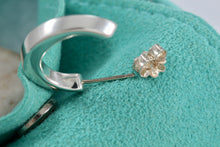 Load image into Gallery viewer, Tiffany &amp; Co. Silver Small Twist Hoop Earrings
