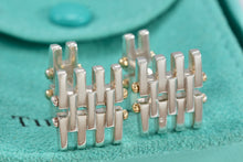 Load image into Gallery viewer, Tiffany &amp; Co. 18K Gold &amp; Silver Gatelink Cufflinks
