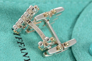 Tiffany & Co. 18K Gold & Silver Gatelink Cufflinks