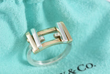 Load image into Gallery viewer, Tiffany &amp; Co. Frank Gehry 18K Gold &amp; Silver Axis Ring
