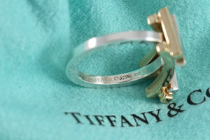 Tiffany & Co. Frank Gehry 18K Gold & Silver Axis Ring