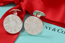 Load image into Gallery viewer, Tiffany &amp; Co. Mens 1837 Silver Round Button Cufflinks
