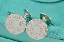 Load image into Gallery viewer, Tiffany &amp; Co. Mens 1837 Silver Round Button Cufflinks
