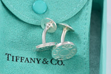 Load image into Gallery viewer, Tiffany &amp; Co. Mens 1837 Silver Round Button Cufflinks
