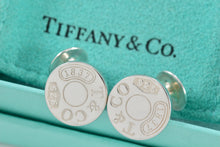 Load image into Gallery viewer, Tiffany &amp; Co. Mens 1837 Silver Round Button Cufflinks
