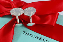 Load image into Gallery viewer, Tiffany &amp; Co. Mens 1837 Silver Round Button Cufflinks
