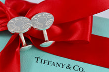 Load image into Gallery viewer, Tiffany &amp; Co. Mens 1837 Silver Round Button Cufflinks
