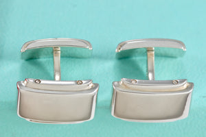 Tiffany & Co. Mens Silver Metropolis Cufflinks