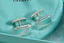 Load image into Gallery viewer, Tiffany &amp; Co. Mens Silver Metropolis Cufflinks
