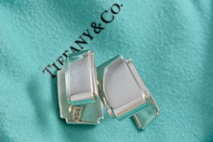 Tiffany & Co. Mens Silver Metropolis Cufflinks