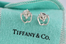Load image into Gallery viewer, Tiffany &amp; Co. Elsa Peretti Sterling Silver Medium Apple Stud Earrings

