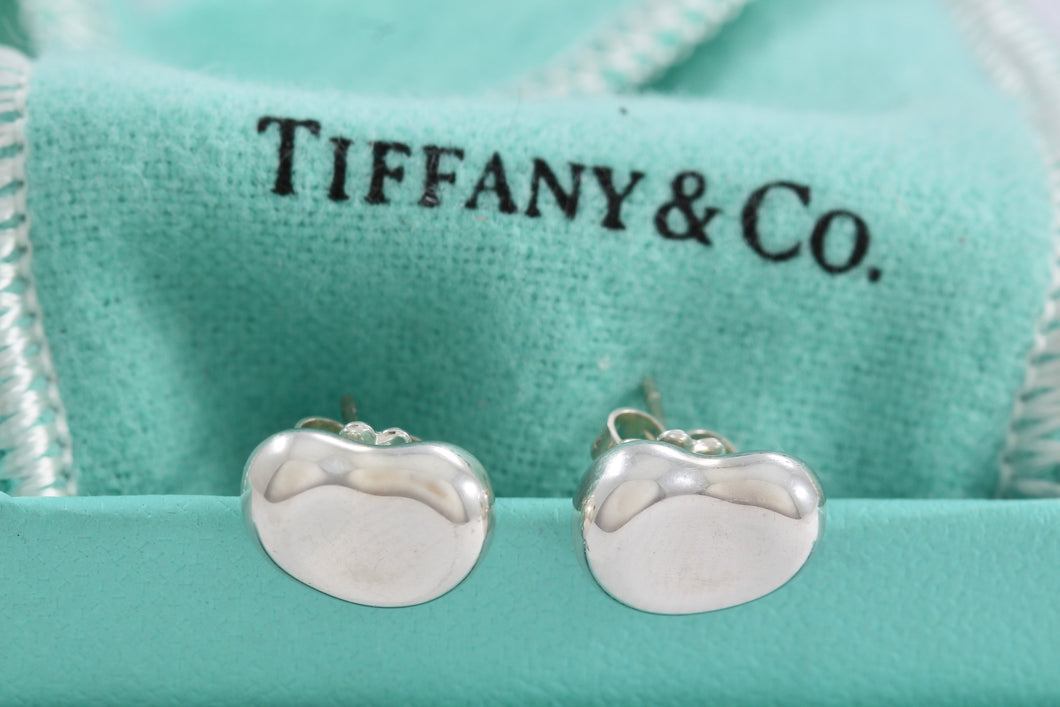 Tiffany & Co. Elsa Peretti Small Bean Stud Earrings