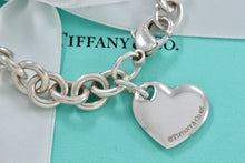 Load image into Gallery viewer, Tiffany &amp; Co. Silver Double Heart Stencil Charm Bracelet
