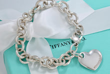 Load image into Gallery viewer, Tiffany &amp; Co. Silver Double Heart Stencil Charm Bracelet
