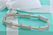 Load image into Gallery viewer, Tiffany &amp; Co. 18K Gold &amp; Silver Gatelink Gold Silver Bracelet

