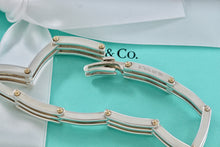 Load image into Gallery viewer, Tiffany &amp; Co. 18K Gold &amp; Silver Gatelink Gold Silver Bracelet
