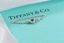 Load image into Gallery viewer, Tiffany &amp; Co. Elsa Peretti Silver Color By The Yard Aquamarine Chain Ring
