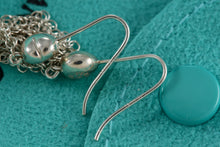 Load image into Gallery viewer, Tiffany &amp; Co. Elsa Peretti Silver Small Mesh Dangle Hook Earrings
