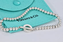 Load image into Gallery viewer, Tiffany &amp; Co. Silver Mini Bead Toggle Bracelet
