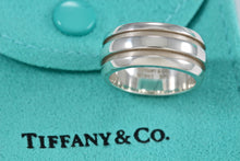 Load image into Gallery viewer, Tiffany &amp; Co. Atlas Silver Groove Band Ring
