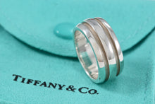 Load image into Gallery viewer, Tiffany &amp; Co. Atlas Silver Groove Band Ring
