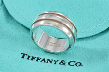 Load image into Gallery viewer, Tiffany &amp; Co. Atlas Silver Groove Band Ring
