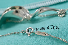 Load image into Gallery viewer, Tiffany &amp; Co. Frank Gehry Silver Double Orchid Dangle Necklace
