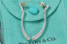 Load image into Gallery viewer, Tiffany &amp; Co. Elsa Peretti Sterling Silver Elongated Dangle Teardrop Earrings
