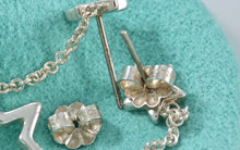 Load image into Gallery viewer, Tiffany &amp; Co. Silver Star Dangle Lariat Earrings
