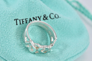 Tiffany & Co. Paloma Picasso Silver Triple Loving Heart Band Ring Ring