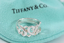 Load image into Gallery viewer, Tiffany &amp; Co. Paloma Picasso Silver Triple Loving Heart Band Ring Ring
