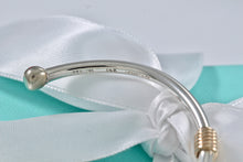 Load image into Gallery viewer, Tiffany &amp; Co. 14K Gold &amp; Silver Coil Cuff Bangle Bracelet Vintage
