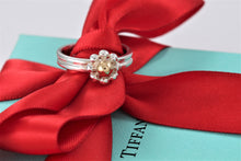 Load image into Gallery viewer, Tiffany &amp; Co. Paloma Picasso 18K Gold &amp; Silver Jolie Flower Ring
