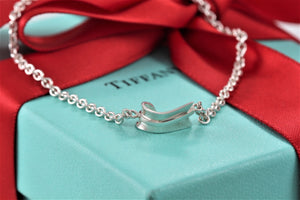 Tiffany & Co. Angela Cummins Silver Bent Arrow Bracelet