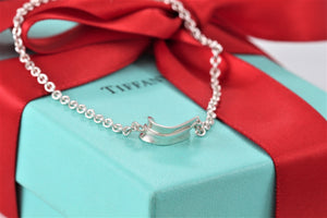 Tiffany & Co. Angela Cummins Silver Bent Arrow Bracelet
