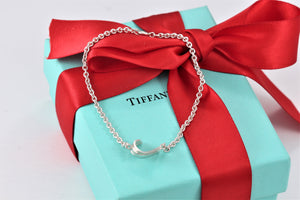 Tiffany & Co. Angela Cummins Silver Bent Arrow Bracelet