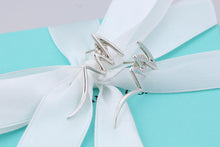 Load image into Gallery viewer, Tiffany &amp; Co. Paloma Picasso Silver Scribble Zig Zag Earrings
