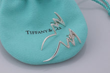 Load image into Gallery viewer, Tiffany &amp; Co. Paloma Picasso Silver Scribble Zig Zag Earrings
