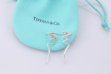Load image into Gallery viewer, Tiffany &amp; Co. Paloma Picasso Silver Scribble Zig Zag Earrings
